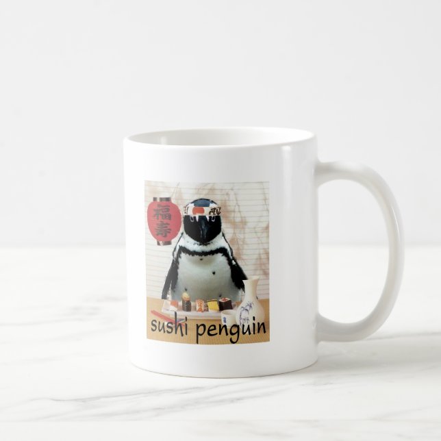 sushi penguin coffee mug (Right)
