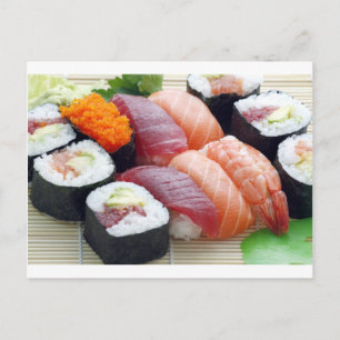 Sushi Postcard