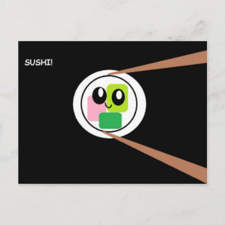 Sushi Postcard