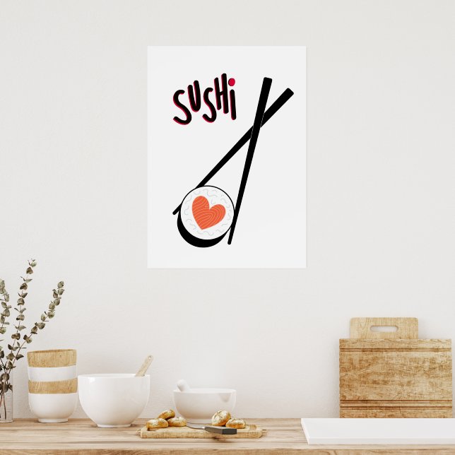 Sushi Poster (Kitchen)