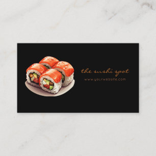 Sushi Restaurant Sushi Chef Business Card