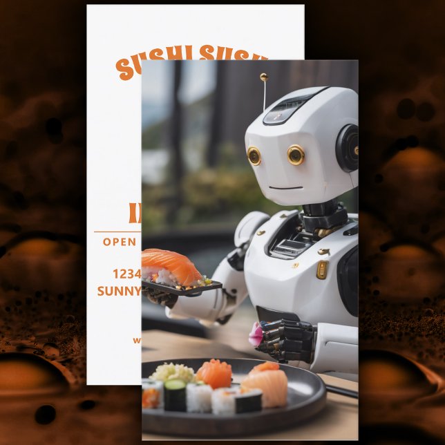 sushi robot business card (Creator Uploaded)