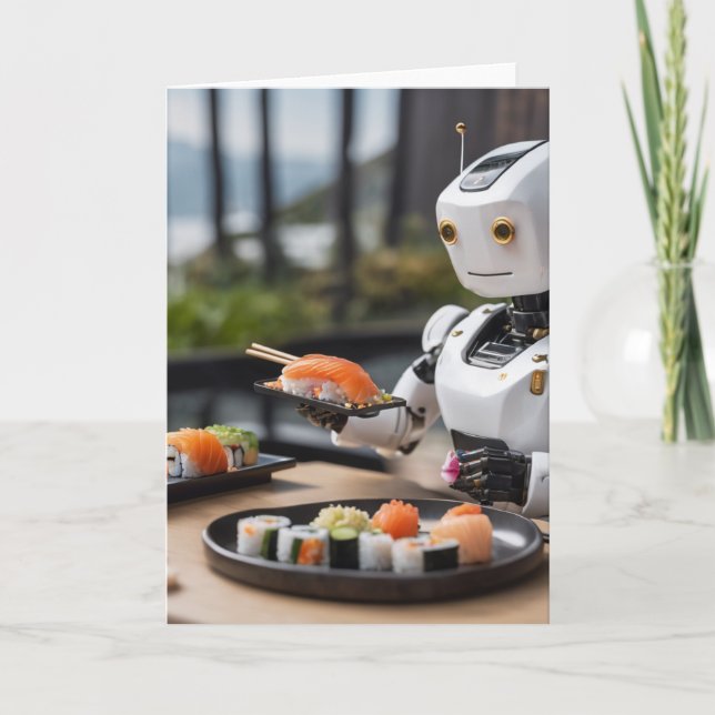 sushi robot card (Front)