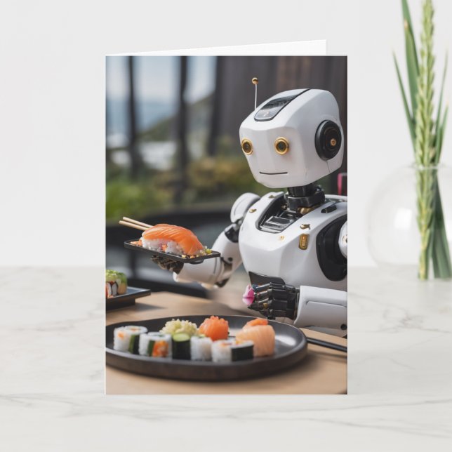 sushi robot card (Front)