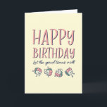 Sushi Roll Cute Food Pun Funny Birthday Card<br><div class="desc">Funny and cute birthday card for those who love puns and humour. Perfect way to wish your friends and family happy birthday.  Visit our store for more birthday card collection. You'll find something cool,  humourous and sometimes sarcastic birthday cards for your special someone.</div>