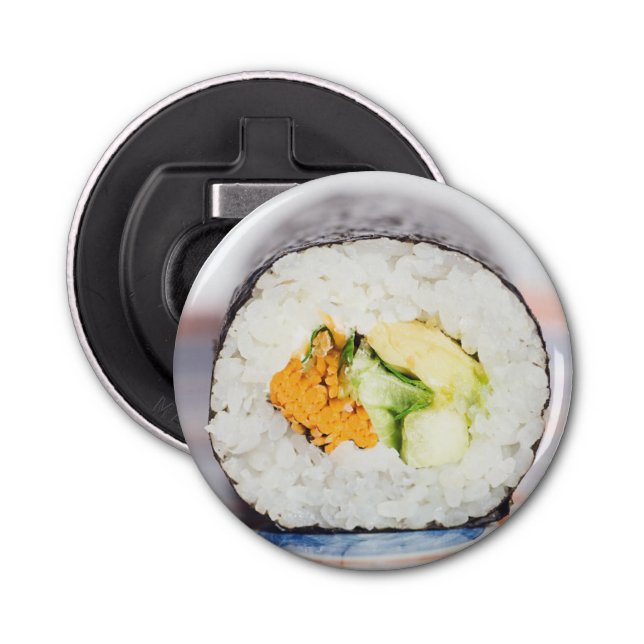 Sushi roll Fish and rice Bottle Opener (Front)
