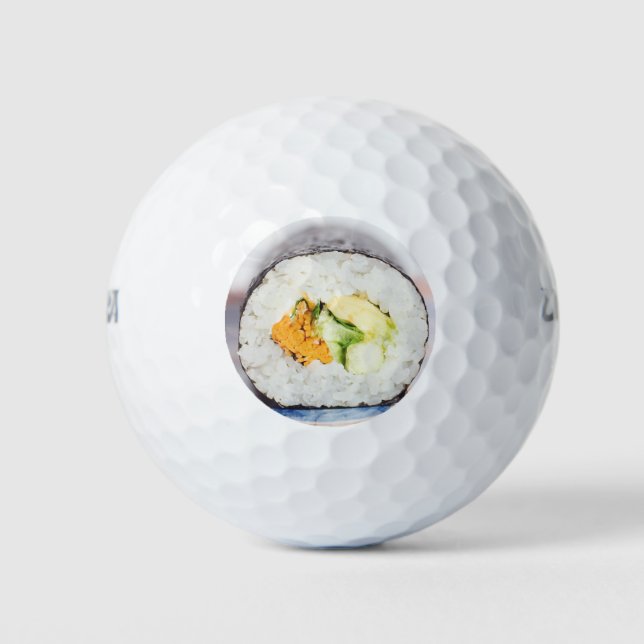 Sushi roll Fish and rice Golf Balls (Front)
