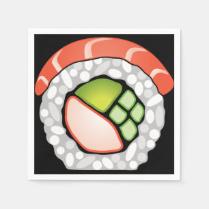 Sushi Roll Napkin