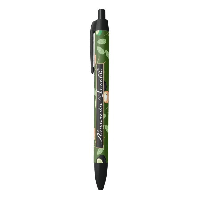 Sushi Roll Salmon Black Chopsticks  Black Ink Pen (Top (Vertical))