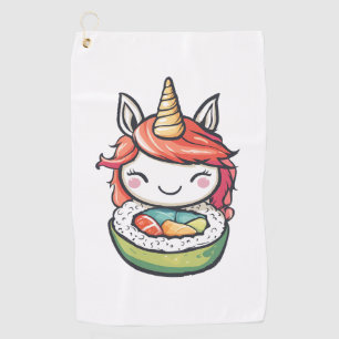 Sushi Roll Unicorn (1) Golf Towel