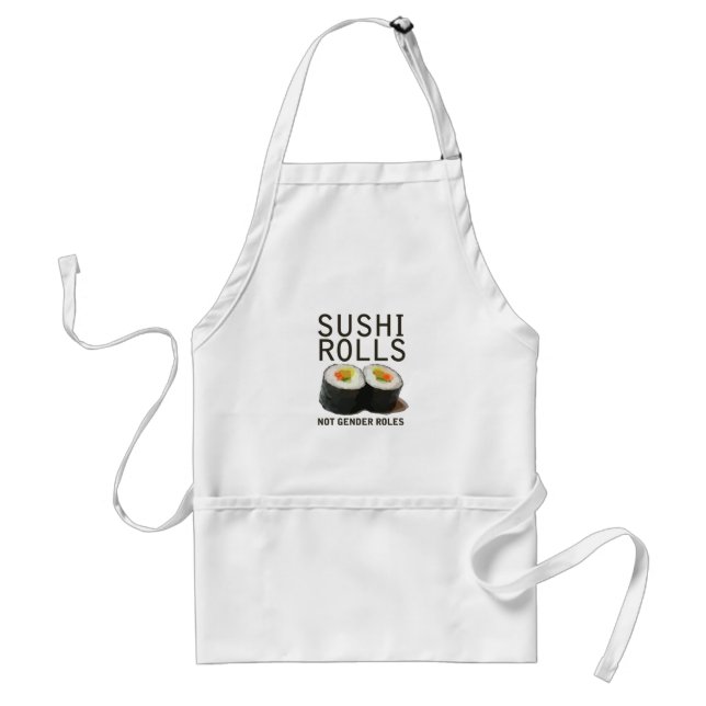 Sushi Rolls Not Gender Roles Standard Apron (Front)