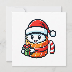 Sushi Santa - Festive Roll with Gift Invitation