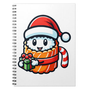 Sushi Santa - Festive Roll with Gift Notebook
