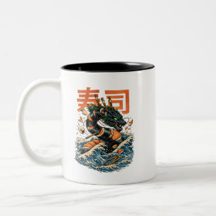 SUSHI SEA DRAGON Two-Tone COFFEE MUG