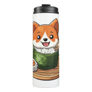 Sushi Shiba � Funny Food Dog Thermal Tumbler