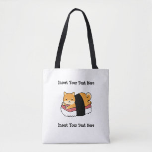 Sushi Shiba Inu - Cute Dog Japanese Food Tote Bag