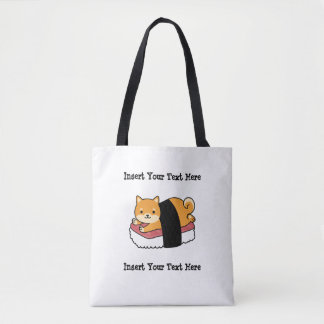 Sushi Shiba Inu - Cute Dog Japanese Food Tote Bag