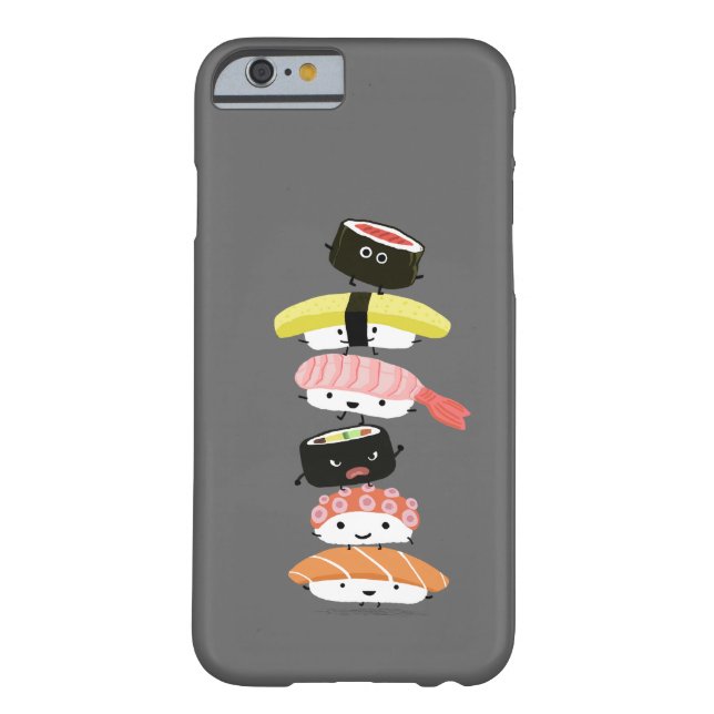 Sushi Stack - A Kawaii Tower of Sushi Characters Case-Mate iPhone Case (Back)