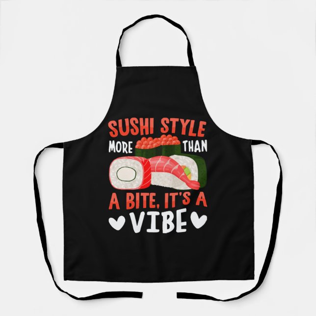 Sushi Style More Than a Bite Apron (Front)