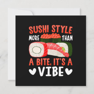 Sushi Style More Than a Bite Invitation