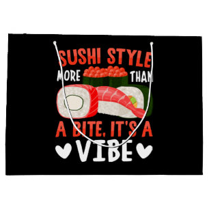 Sushi Style More Than a Bite Large Gift Bag
