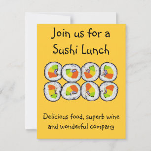 Sushi Sushi Invitation