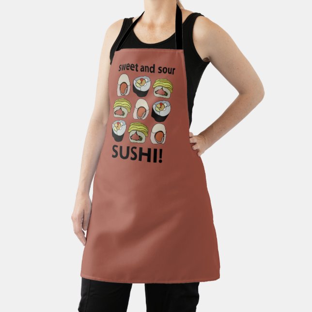 Sushi Sweet and Sour Sushi  Apron (Insitu)