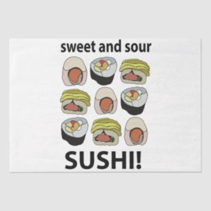Sushi Sweet and Sour Sushi Tissue Paper
