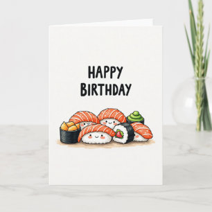 Sushi Sweet Birthday Card