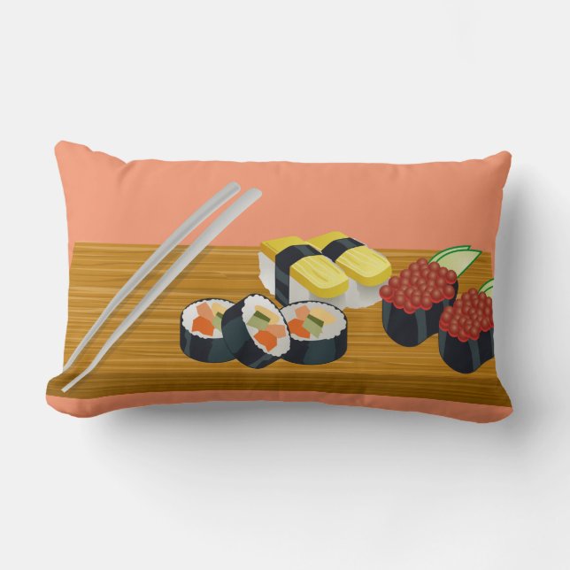 Sushi Team Lumbar Cushion (Front)