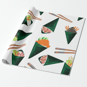 sushi temaki wrapping paper