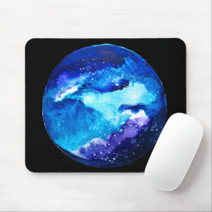 Sushi Time watercolor wasabi Mouse Pad