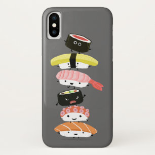 Sushi Tower - Kawaii Sushi and Sashimi Friends iPhone X Case