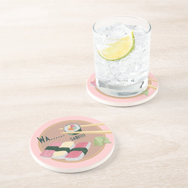 Sushi Wasabi Coasters (Side)