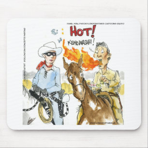 #Sushi Wasabi Of The Old West Funny Gifts Etc Mouse Mat