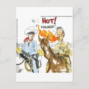 #Sushi Wasabi Of The Old West Funny Gifts Etc Postcard