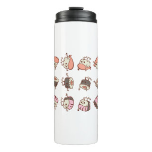 Sushi Workout Exercising Thermal Tumbler