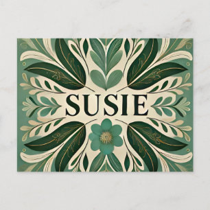 SUSIE ~ Oozing Pastels ~ 3D Fractal Design ~ Postcard