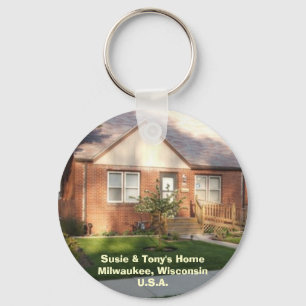 Susie & Tony's Home Key Ring