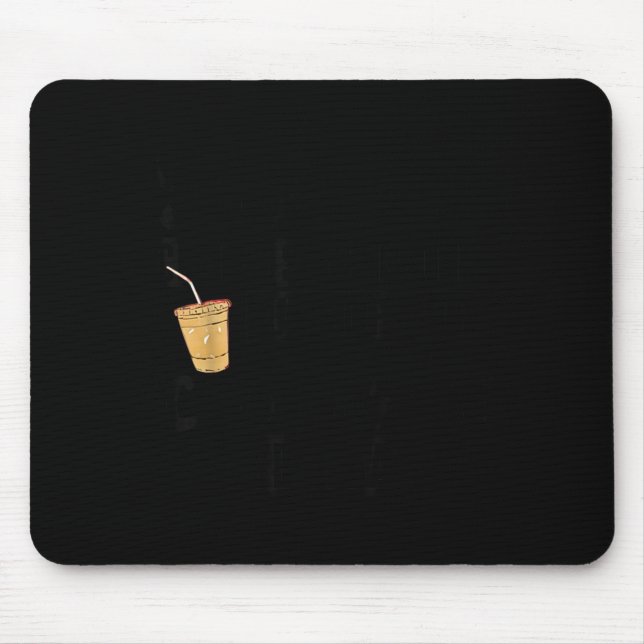 Suspect Claims Shes Broke But Stops For Iced Coffe Mouse Mat (Front)