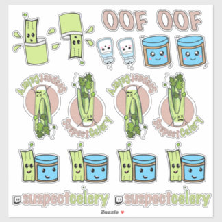 SuspectCelery™ Emotes OOF Peanut Butter + Celery