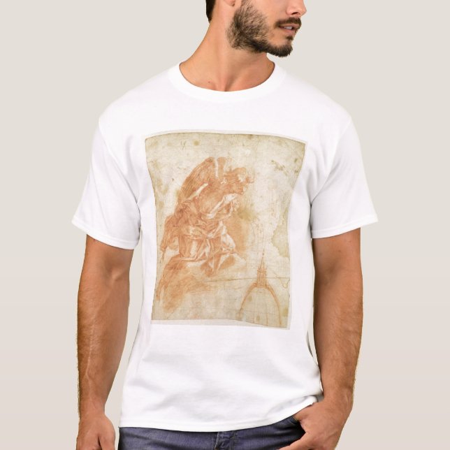 Suspended angel and architectural sketch, c.1600 T-Shirt (Front)