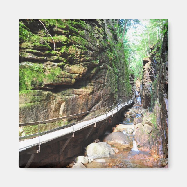 Suspended Path Stream Franconia Notch NH Magnet (Front)