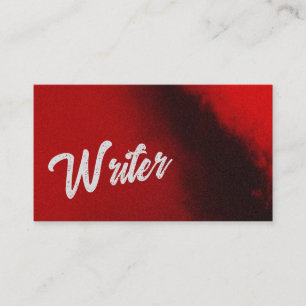 Suspense Writer Business Card