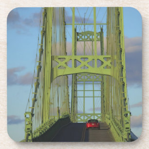 Suspension bridge onto Little Deer Isle Coaster