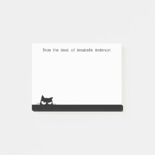 Suspicious Black Cat Personalise Notes