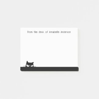 Suspicious Black Cat Personalise Notes