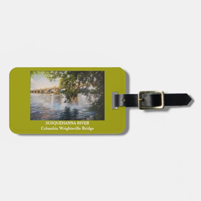 Susquehanna RiverLuggage purse or key chain tag (Front Horizontal)
