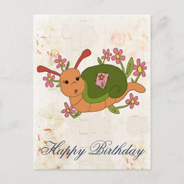 Süße Schnecke Postcard (Front)