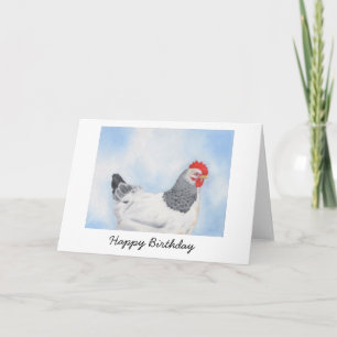 Sussex Chicken Birthday Card